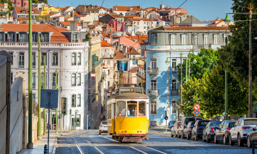 Vista da cidade de Lisboa, uma das melhores cidades para brasileiros viverem em Portugal